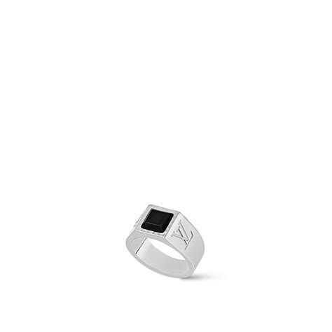 lv onyx signet ring|LV Onyx Signet Ring .